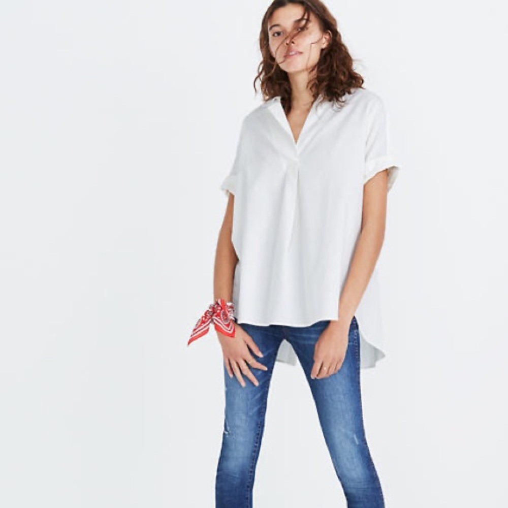 Courier Button Back Shirt